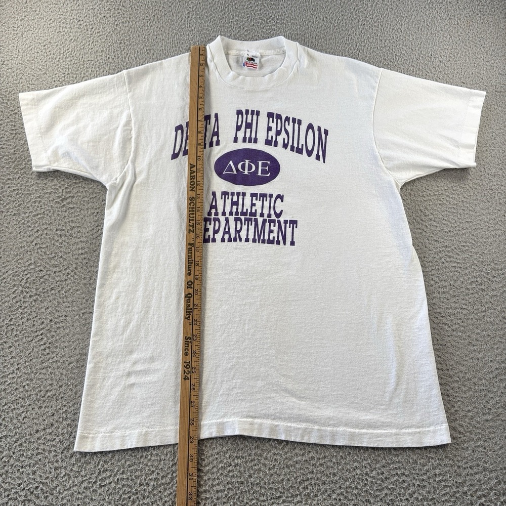 Vintage Delta Phi Epsilon Athletic Department T-Shirt Mens XL‎ Single Stitch USA - Picture 6 of 11